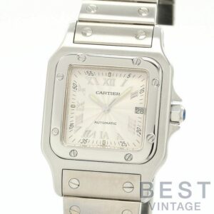 【中古】CARTIER SANTOS GALBEE LARGE MODEL カルティエ サントスガルベLM W20040D6
