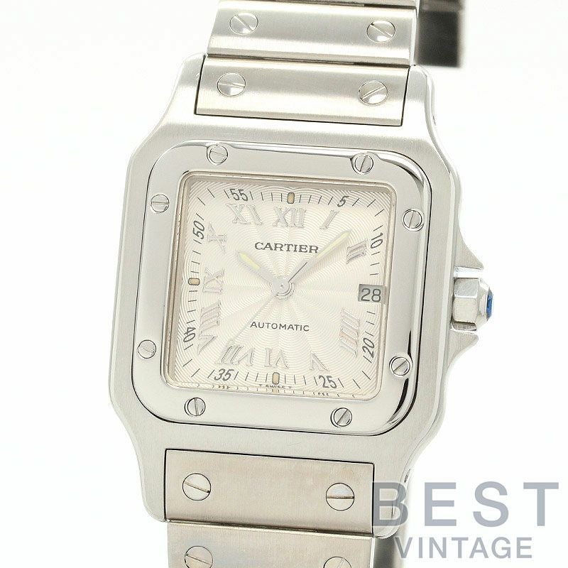 【中古】CARTIER SANTOS GALBEE LARGE MODEL カルティエ サントスガルベLM W20040D6