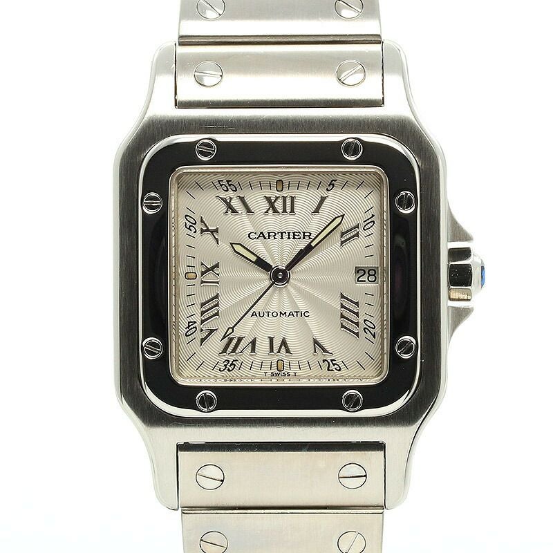 【中古】CARTIER SANTOS GALBEE LARGE MODEL カルティエ サントスガルベLM W20040D6