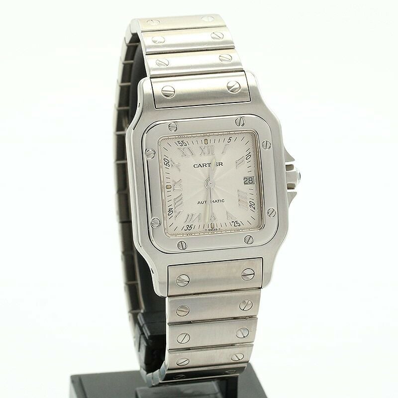 【中古】CARTIER SANTOS GALBEE LARGE MODEL カルティエ サントスガルベLM W20040D6
