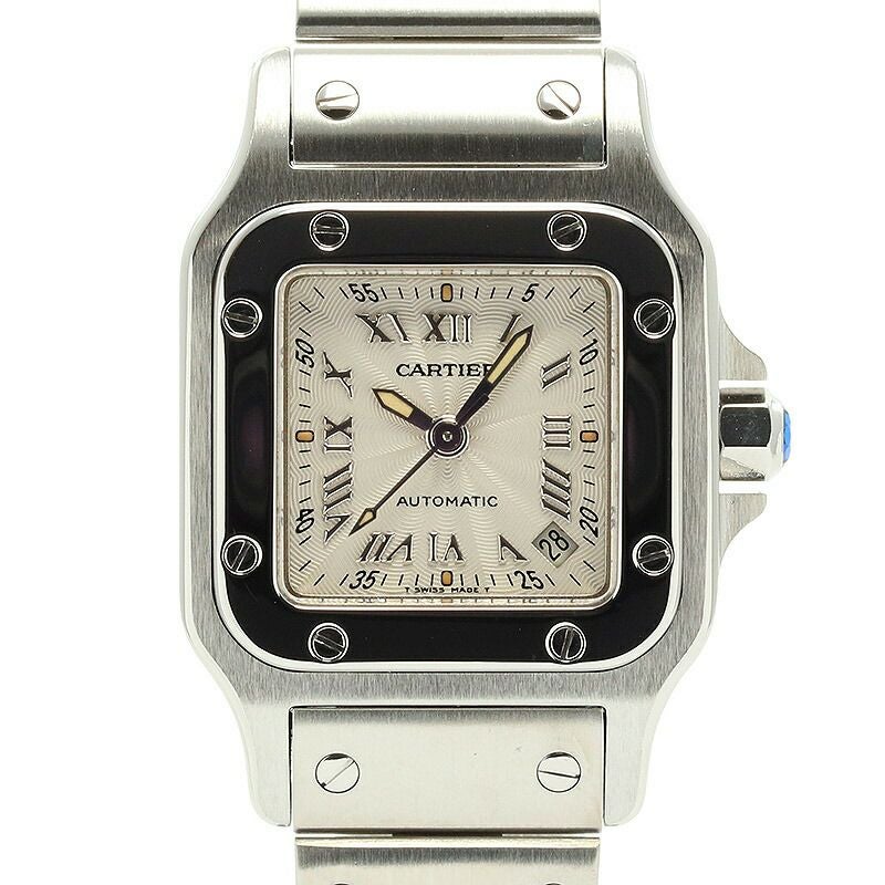 【中古】CARTIER SANTOS GALBEE SMALL MODEL カルティエ サントスガルベSM W20044D6