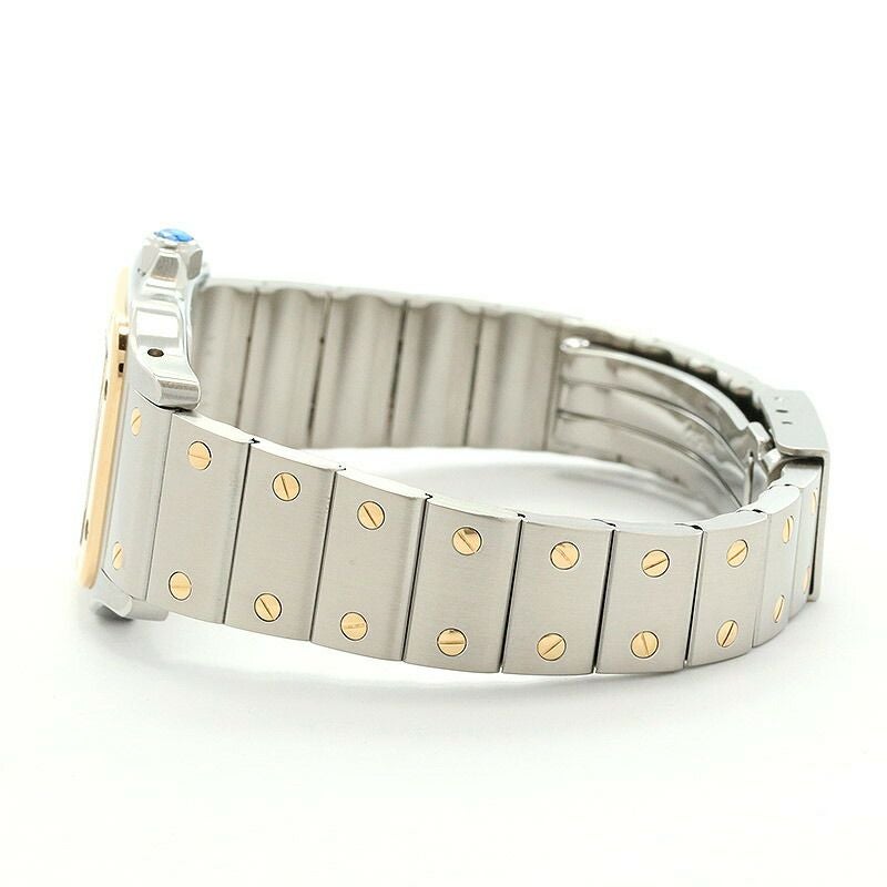 【中古】CARTIER SANTOS DE CARTIER GALBEE WATCH SMALL MODEL カルティエ サントスガルベSM W20022C4