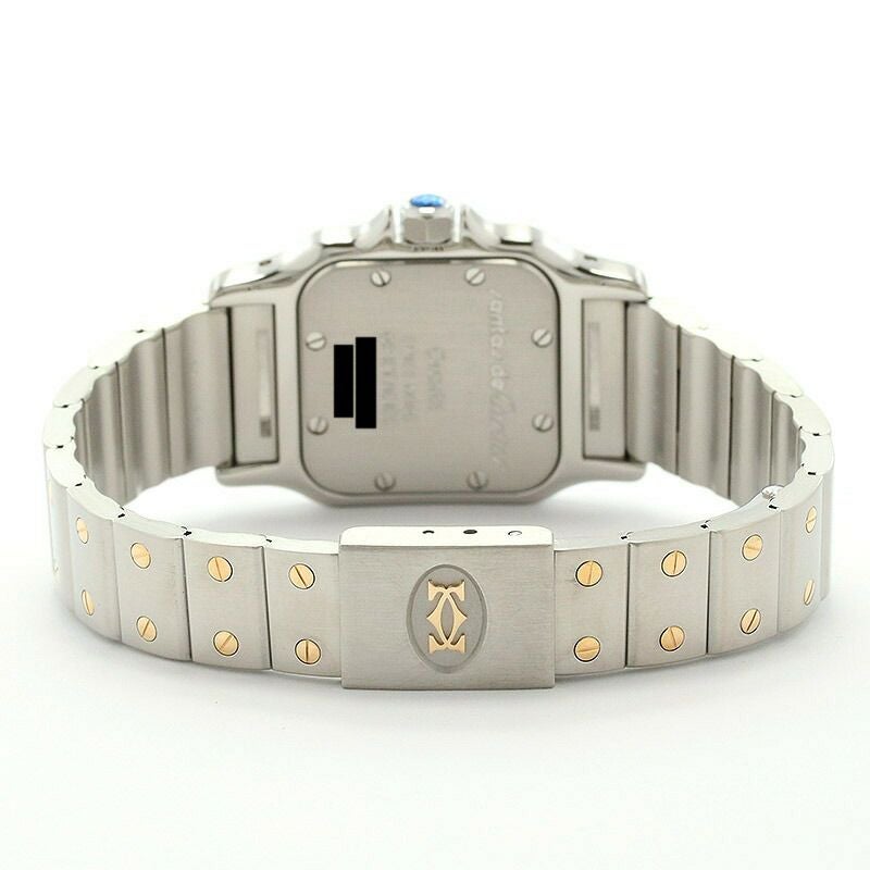【中古】CARTIER SANTOS DE CARTIER GALBEE WATCH SMALL MODEL カルティエ サントスガルベSM W20022C4