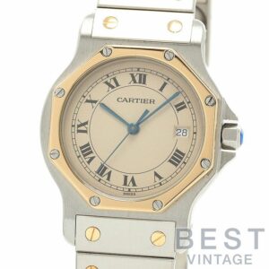 【中古】CARTIER SANTOS RONDE LARGE MODEL / SANTOS OCTAGON LARGE MODEL カルティエ サントスロンドLM / サントスオクタゴンLM W2001583