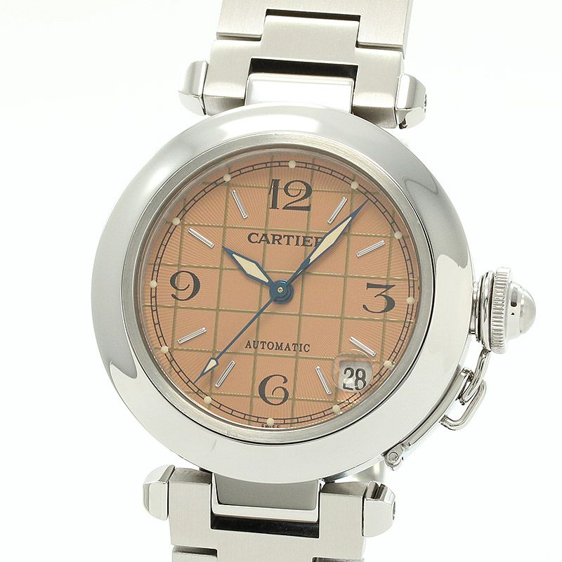 【中古】CARTIER PASHA C DE CARTIER カルティエ パシャC ドゥ カルティエ W31024M7