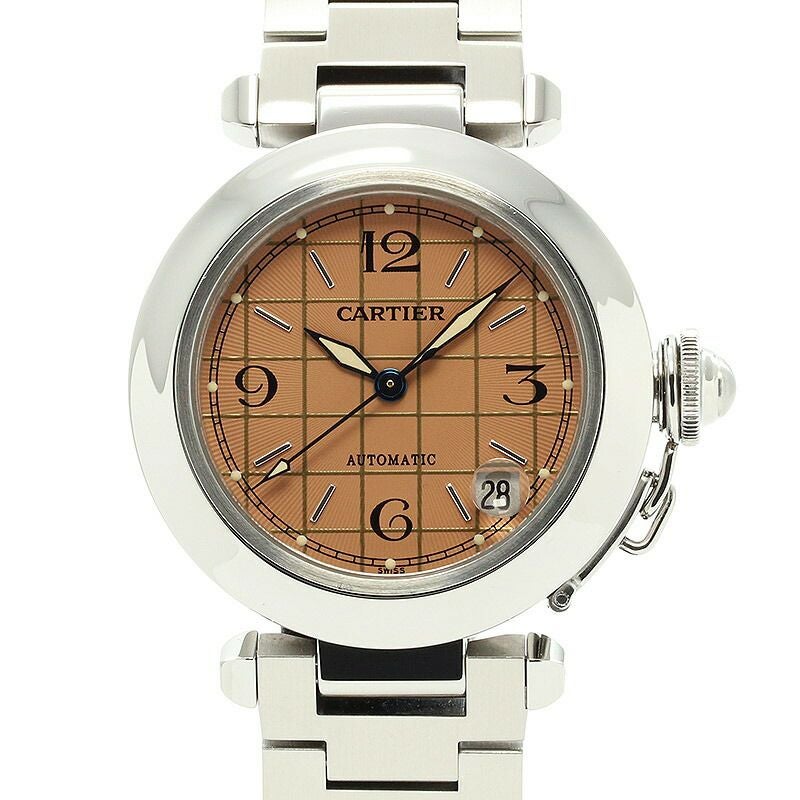 【中古】CARTIER PASHA C DE CARTIER カルティエ パシャC ドゥ カルティエ W31024M7