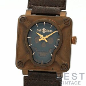 【中古】BELL & ROSS BR01-92 SKULL BRONZE LIMITED TO 500 ベル&ロス BR01-92 スカル ブロンズ 500本限定 BR0192-SKULL-BR/SCA