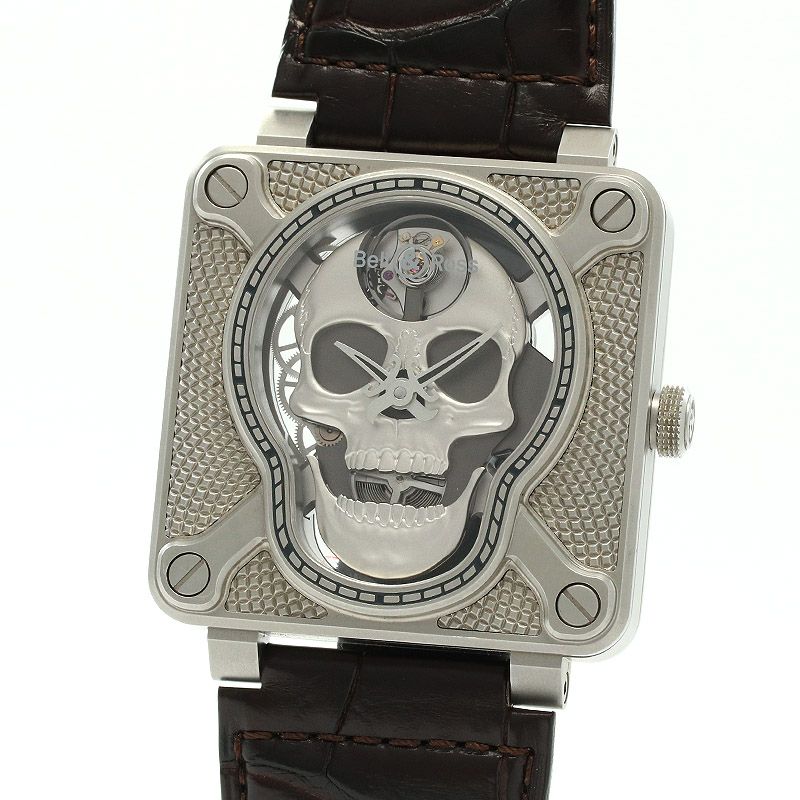 【中古】BELL & ROSS BR 01 LAUGHING SKULL LIMITED EDITION OF 500 PIECES ベル&ロス BR01 ラフィングスカル 世界限定500本 BR01-SKULL-SK-ST