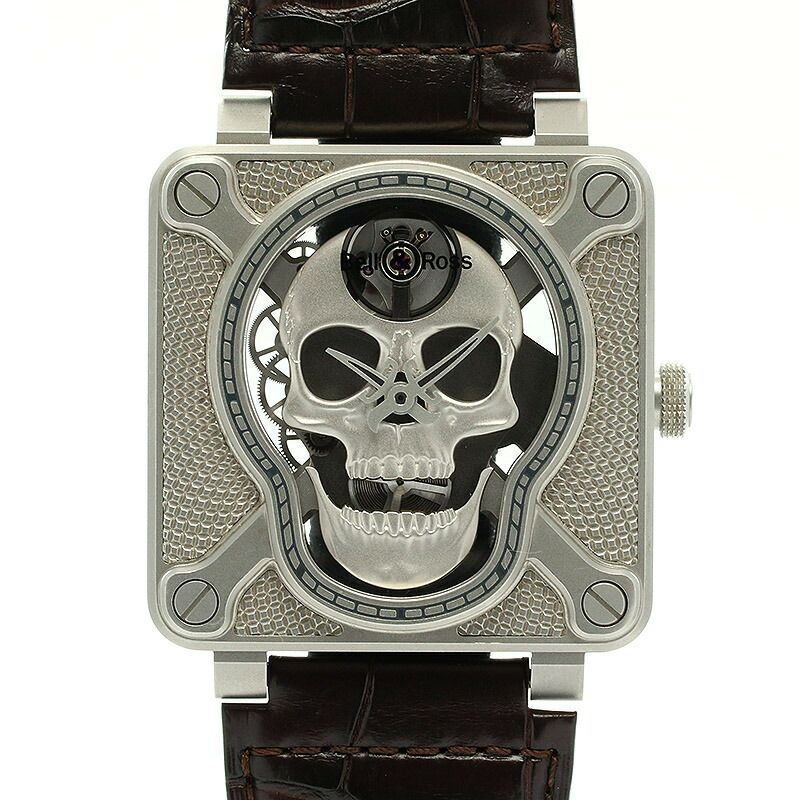 【中古】BELL & ROSS BR 01 LAUGHING SKULL LIMITED EDITION OF 500 PIECES ベル&ロス BR01 ラフィングスカル 世界限定500本 BR01-SKULL-SK-ST