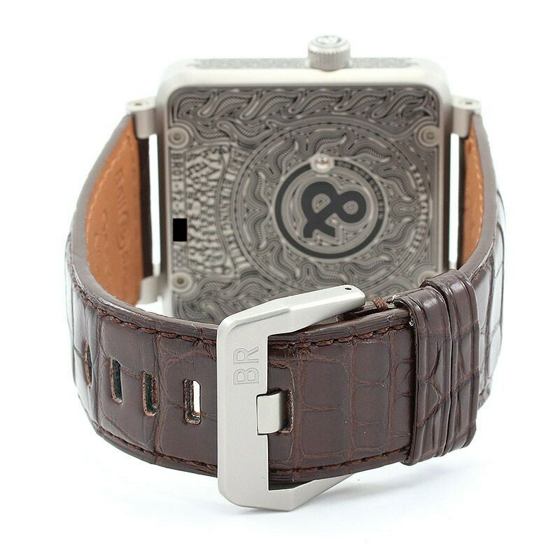 【中古】BELL & ROSS BR 01-92 BURNING SKULL LIMITED EDITION OF 500 PIECES ベル&ロス BR01-92 バーニングスカル 世界限定500本 BR01-92-SKULL-BURN/SCR