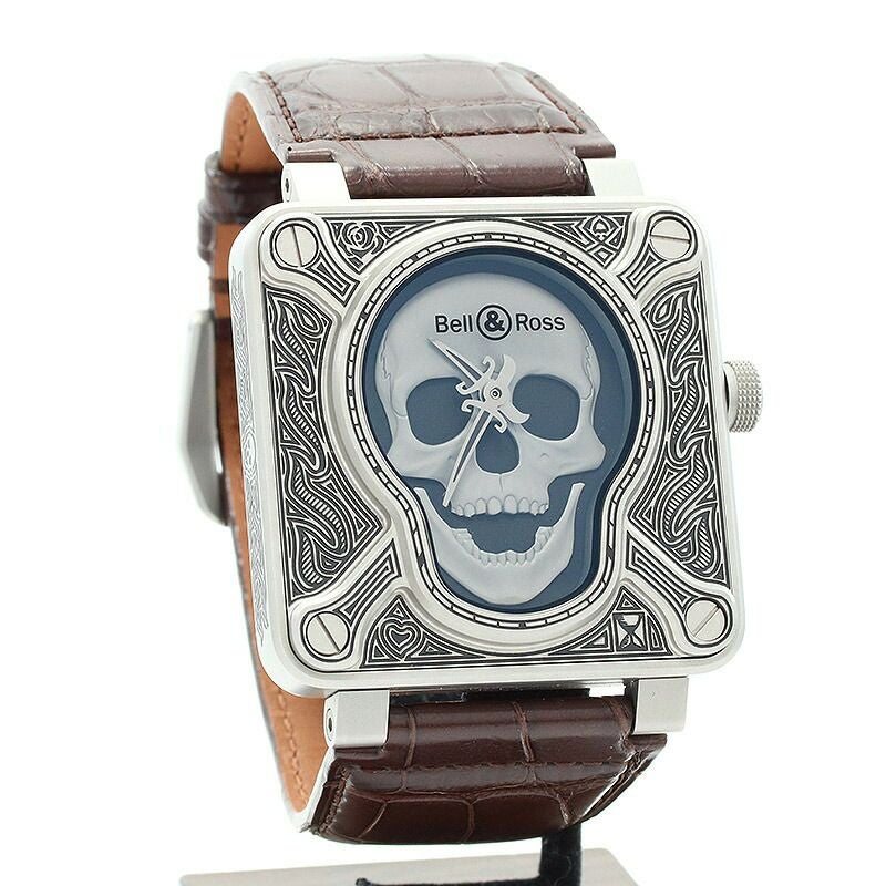 【中古】BELL & ROSS BR 01-92 BURNING SKULL LIMITED EDITION OF 500 PIECES ベル&ロス BR01-92 バーニングスカル 世界限定500本 BR01-92-SKULL-BURN/SCR