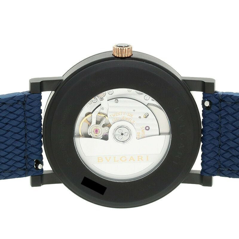【中古】BVLGARI BVLGARI BVLGARI SOLO TEMPO ブルガリ ブルガリブルガリ ソロテンポ 103133 (BB41C3BSVD/MB)