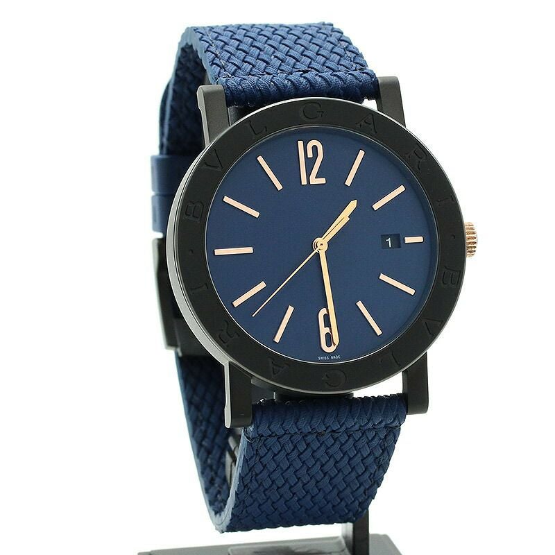 【中古】BVLGARI BVLGARI BVLGARI SOLO TEMPO ブルガリ ブルガリブルガリ ソロテンポ 103133 (BB41C3BSVD/MB)