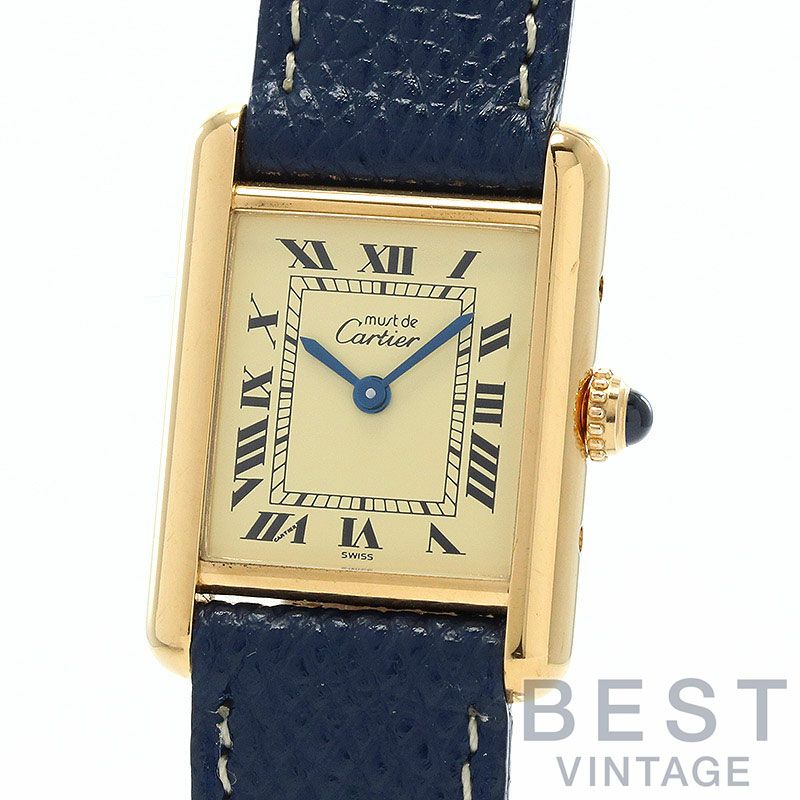 【中古】CARTIER MUST TANK WATCH VERMEIL SMALL MODEL カルティエ マスト タンク ウォッチ ヴェルメイユ SM / マストタンクSM W1003153