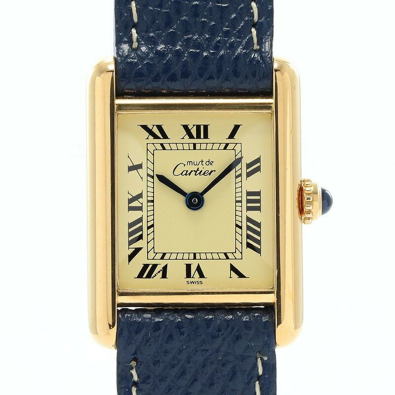 【中古】CARTIER MUST TANK WATCH VERMEIL SMALL MODEL カルティエ マスト タンク ウォッチ ヴェルメイユ SM / マストタンクSM W1003153