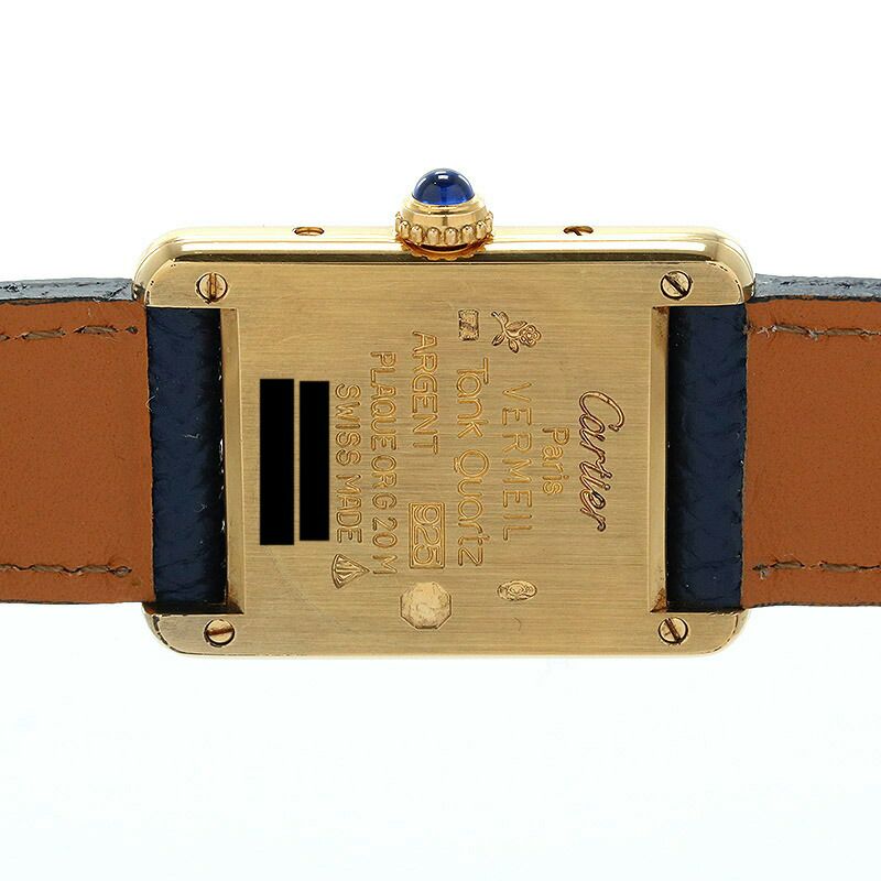 【中古】CARTIER MUST TANK WATCH VERMEIL SMALL MODEL カルティエ マスト タンク ウォッチ ヴェルメイユ SM / マストタンクSM W1003153