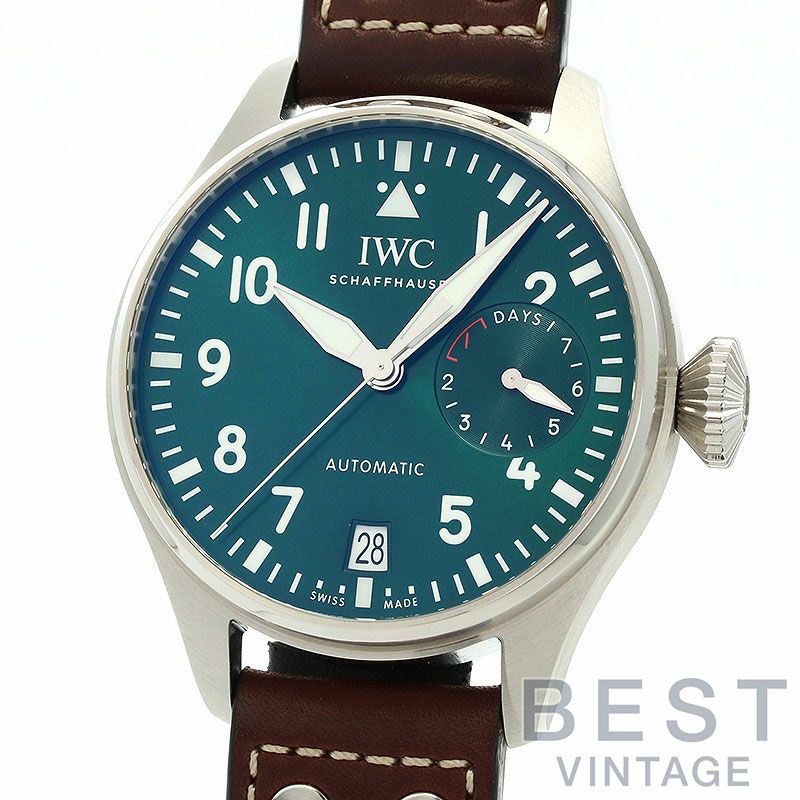 【中古】IWC BIG PILOT'S WATCH GREEN EDITION BOUTIQUE EXCLUSIVE アイ・ダブリュー・シー ビッグパイロットウォッチ グリーンエディション ブティック限定 IW501015