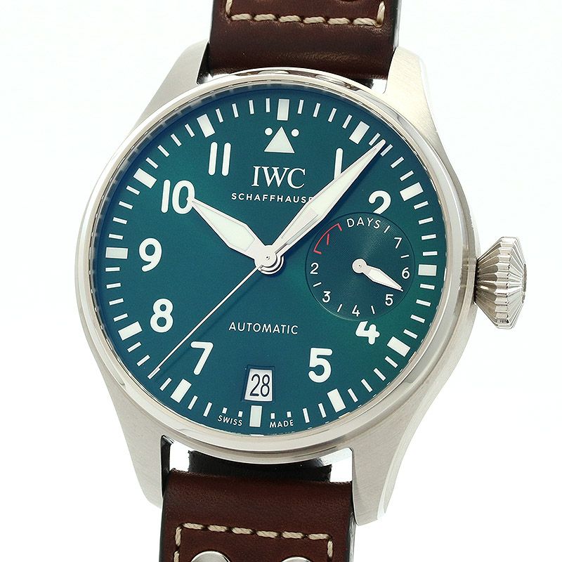 【中古】IWC BIG PILOT'S WATCH GREEN EDITION BOUTIQUE EXCLUSIVE アイ・ダブリュー・シー ビッグパイロットウォッチ グリーンエディション ブティック限定 IW501015