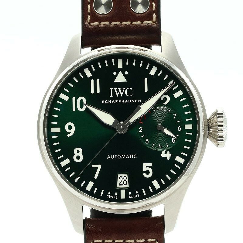 【中古】IWC BIG PILOT'S WATCH GREEN EDITION BOUTIQUE EXCLUSIVE アイ・ダブリュー・シー ビッグパイロットウォッチ グリーンエディション ブティック限定 IW501015