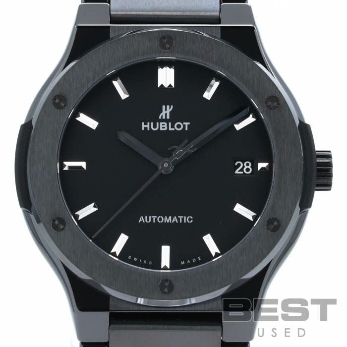 【中古】HUBLOT CLASSIC FUSIONBLACK MAGIC ウブロ クラシックフュージョン ブラックマジック 510.CM.1170.CM