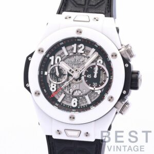 【中古】HUBLOT BIG BANG UNICO WHITE CERAMIC ウブロ ビッグ・バン ウニコ ホワイト セラミック 411.HX.1170.RX
