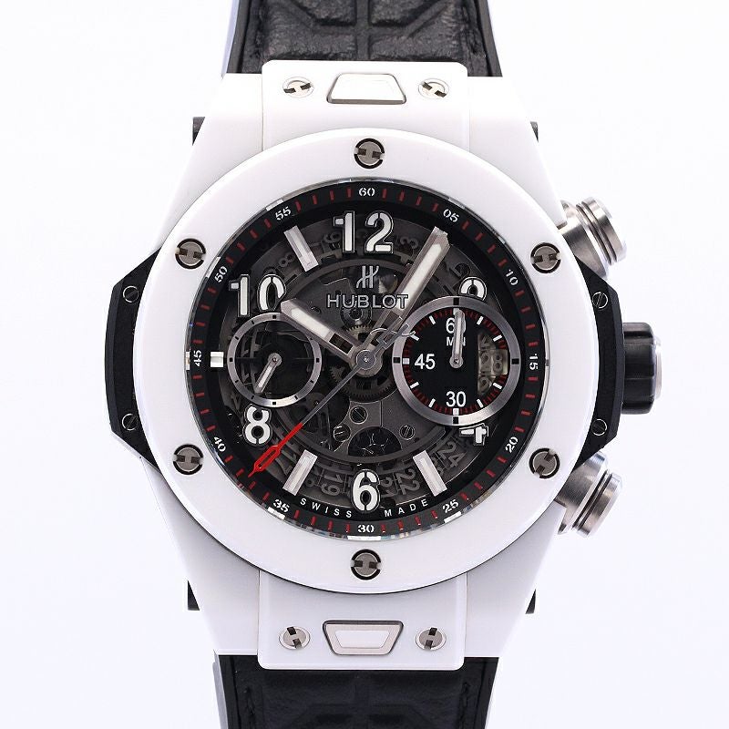 【中古】HUBLOT BIG BANG UNICO WHITE CERAMIC ウブロ ビッグ・バン ウニコ ホワイト セラミック 411.HX.1170.RX