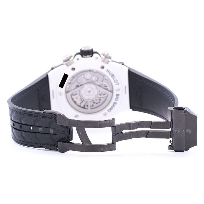 【中古】HUBLOT BIG BANG UNICO WHITE CERAMIC ウブロ ビッグ・バン ウニコ ホワイト セラミック 411.HX.1170.RX