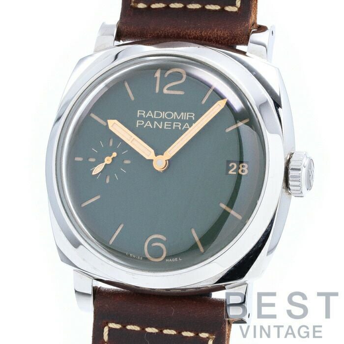【中古】OFFICINE PANERAI RADIOMIR 1940 3DAYS ACCIAIO BOUTIQUE LIMITED オフィチーネ・パネライ ラジオミール 1940 3DAYS アッチャイオ ブティック限定 世界300本 PAM00736(OP7104)