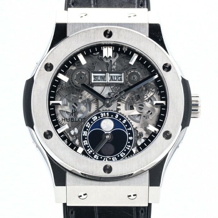 【中古】HUBLOT CLASSIC FUSION AEROFUSION MOONPHASE TITANIUM ウブロ クラシックフュージョン アエロフュージョン ムーンフェイズ チタニウム 547.NX.0170.LR