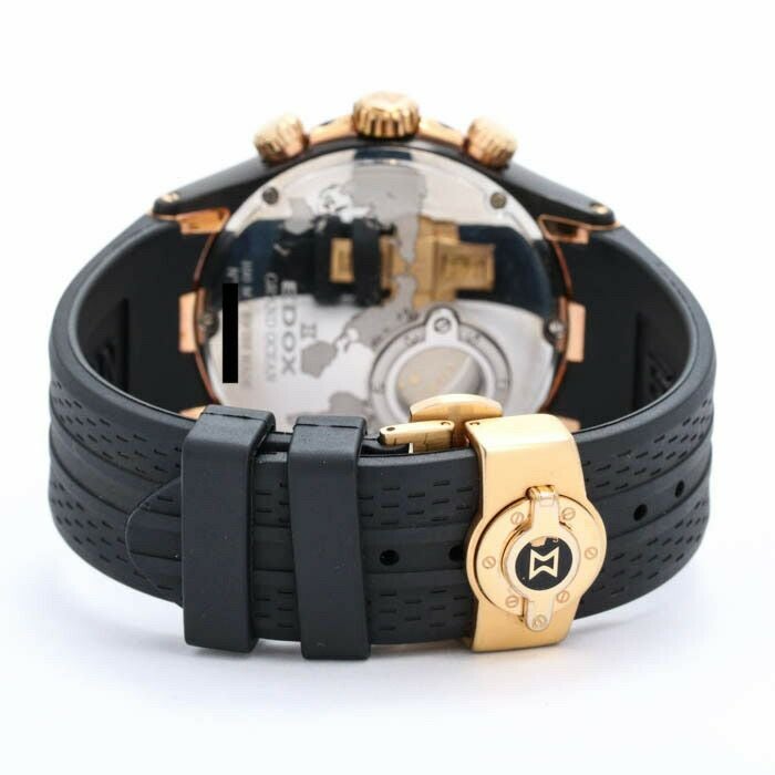 【中古】EDOX GRAND OCEAN CHRONOGRAPH エドックス グランドオーシャン クロノグラフ 01113-357RN-NIR