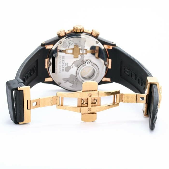 【中古】EDOX GRAND OCEAN CHRONOGRAPH エドックス グランドオーシャン クロノグラフ 01113-357RN-NIR