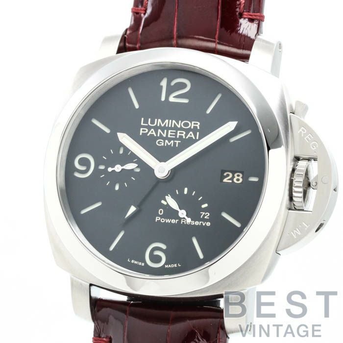 【中古】OFFICINE PANERAI LUMINOR1950 3DAYS GMT ACCIAIO オフィチーネ・パネライ ルミノール 1950 3デイズ GMT アッチャイオ PAM00321(OP6902)