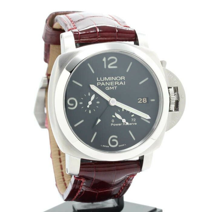 【中古】OFFICINE PANERAI LUMINOR1950 3DAYS GMT ACCIAIO オフィチーネ・パネライ ルミノール 1950 3デイズ GMT アッチャイオ PAM00321(OP6902)