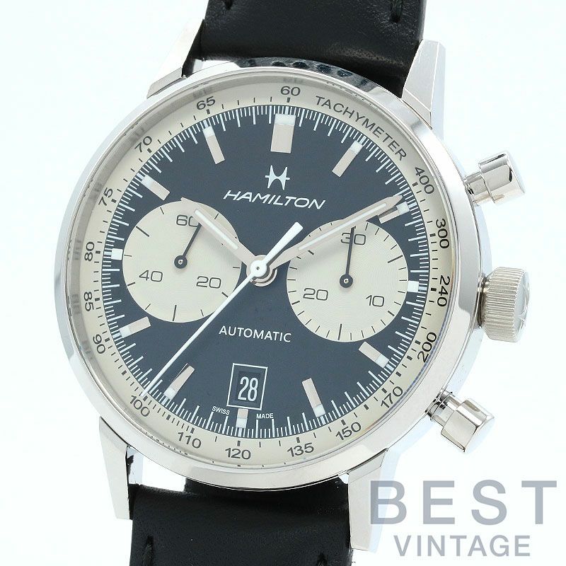 【中古】HAMILTON AMERICAN CLASSIC INTRA-MATIC 68 AUTO CHRONO ハミルトン アメリカンクラシック イントラマティック68 オートクロノ H38716731 (H387160)