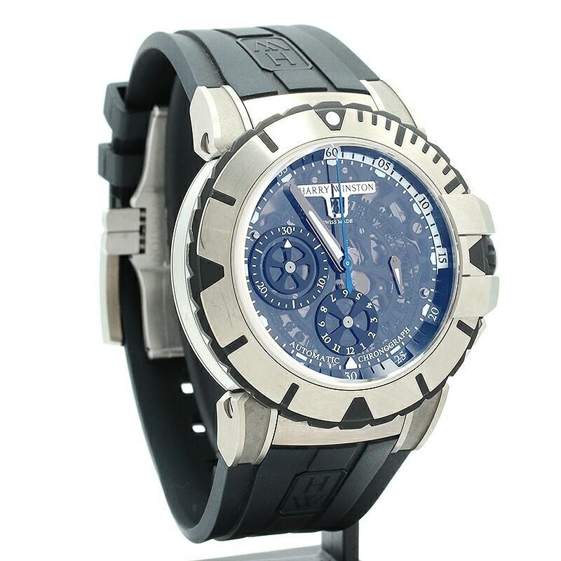 【中古】HARRY WINSTON HW OCEAN CHRONOGRAPH ハリーウィンストン HW オーシャン クロノグラフ OCSACH44ZZ001