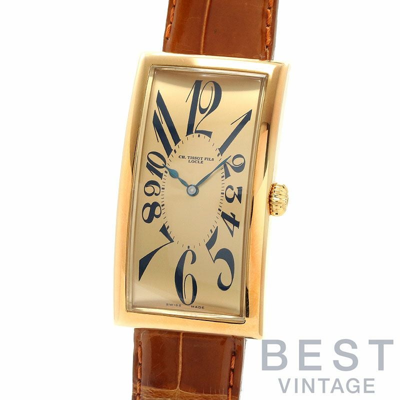 【中古】TISSOT HERITAGE PRINCE I MECHANICAL BANANA WATCH LIMITED EDITON ティソ ヘリテージ プリンス I メカニカル バナナウォッチ 限定モデル T71.3.718.22 (G687330)