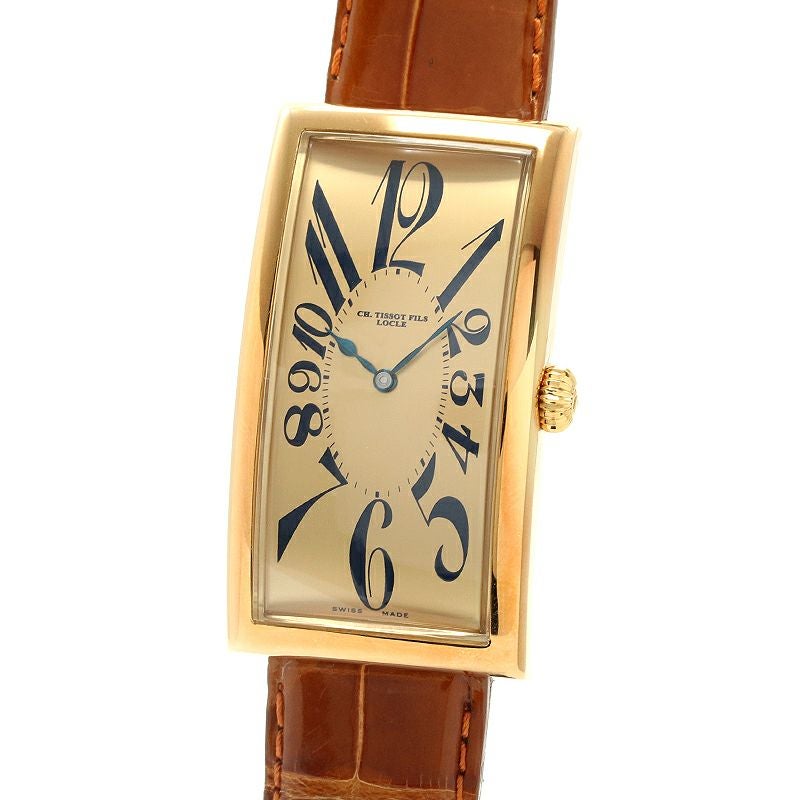 【中古】TISSOT HERITAGE PRINCE I MECHANICAL BANANA WATCH LIMITED EDITON ティソ ヘリテージ プリンス I メカニカル バナナウォッチ 限定モデル T71.3.718.22 (G687330)