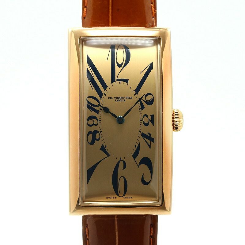 【中古】TISSOT HERITAGE PRINCE I MECHANICAL BANANA WATCH LIMITED EDITON ティソ ヘリテージ プリンス I メカニカル バナナウォッチ 限定モデル T71.3.718.22 (G687330)
