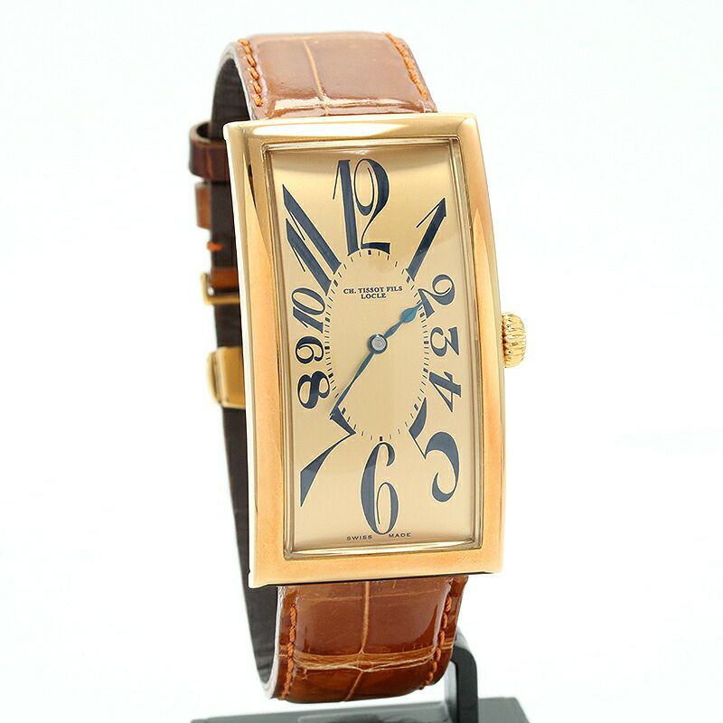 【中古】TISSOT HERITAGE PRINCE I MECHANICAL BANANA WATCH LIMITED EDITON ティソ ヘリテージ プリンス I メカニカル バナナウォッチ 限定モデル T71.3.718.22 (G687330)