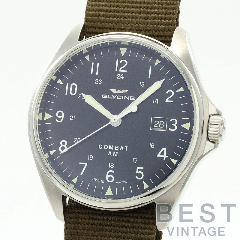 【中古】GLYCINE COMBAT 9 VINTAGE グライシン コンバット6 ヴィンテージ GL0122