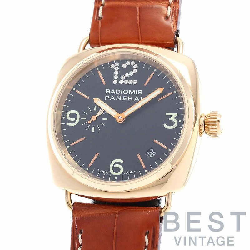 【中古】OFFICINE PANERAI RADIOMIR BLACK AUTOMATIC OROROSSO 40MM オフィチーネ パネライ ラジオミール オートマティック 40MM PAM00137(OP6564)