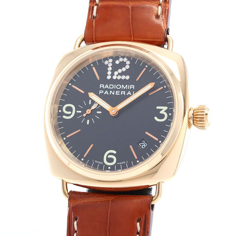 【中古】OFFICINE PANERAI RADIOMIR BLACK AUTOMATIC OROROSSO 40MM オフィチーネ パネライ ラジオミール オートマティック 40MM PAM00137(OP6564)