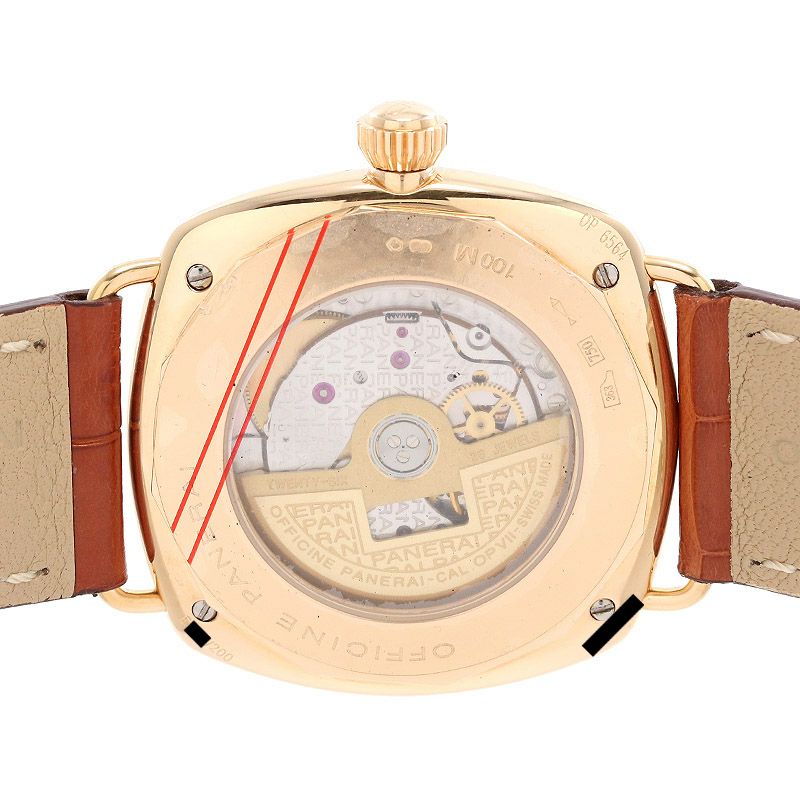 【中古】OFFICINE PANERAI RADIOMIR BLACK AUTOMATIC OROROSSO 40MM オフィチーネ パネライ ラジオミール オートマティック 40MM PAM00137(OP6564)