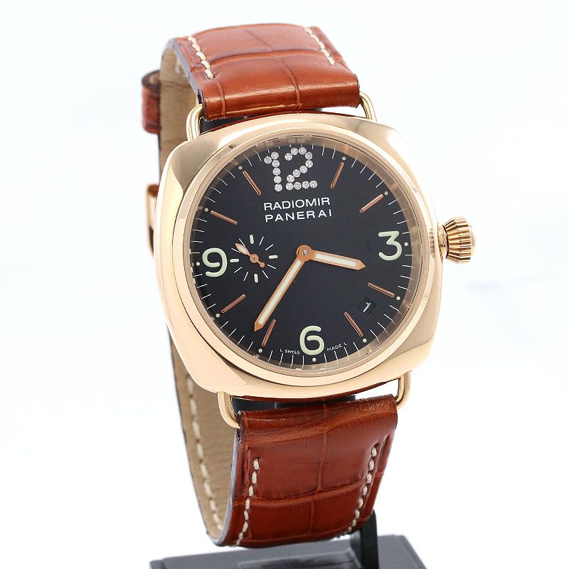 【中古】OFFICINE PANERAI RADIOMIR BLACK AUTOMATIC OROROSSO 40MM オフィチーネ パネライ ラジオミール オートマティック 40MM PAM00137(OP6564)
