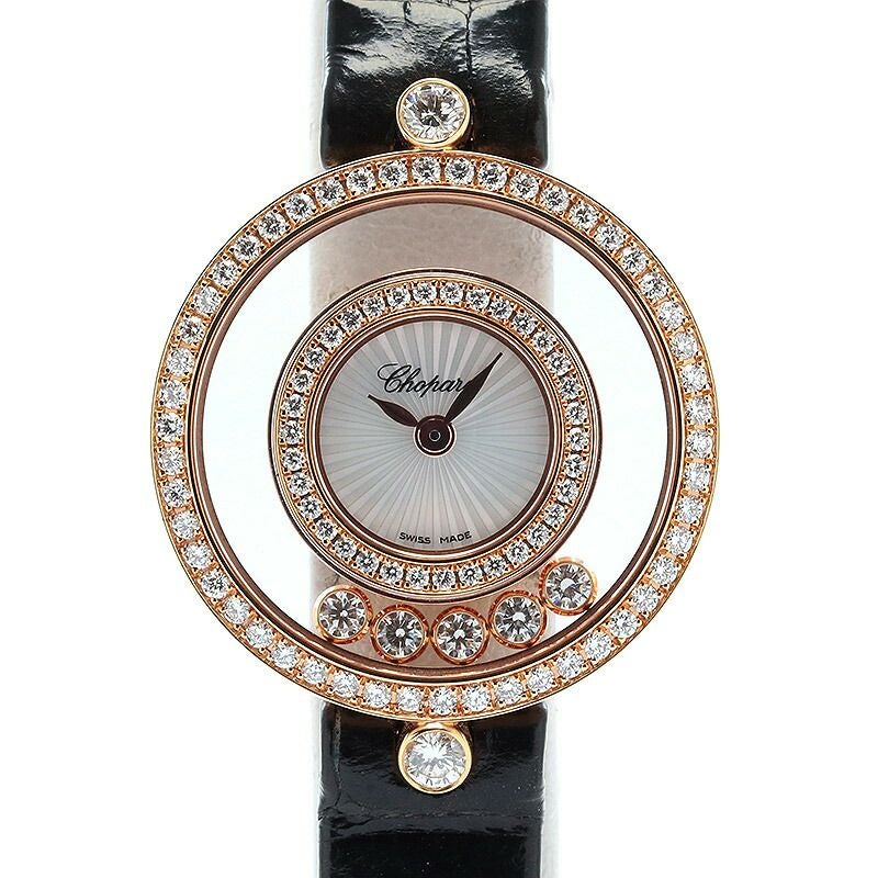 【中古】CHOPARD HAPPY DIAMOND ICON WATCH ショパール ハッピーダイヤモンド アイコン ウォッチ 203957-5214