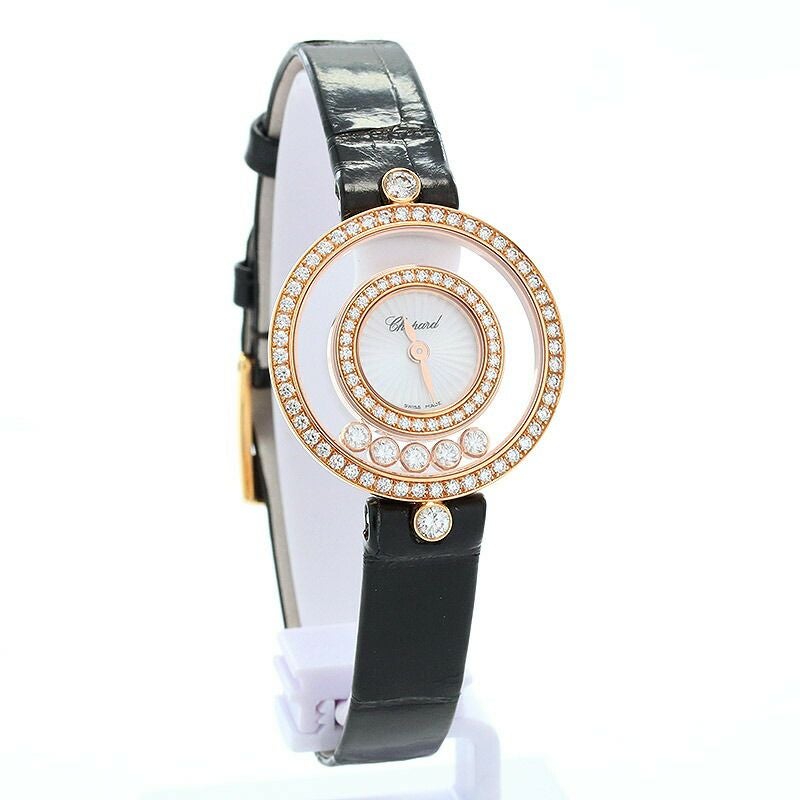 【中古】CHOPARD HAPPY DIAMOND ICON WATCH ショパール ハッピーダイヤモンド アイコン ウォッチ 203957-5214