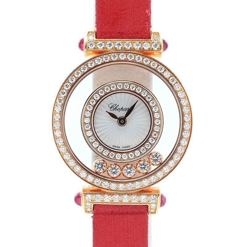 【中古】CHOPARD HAPPY DIAMOND ICON WATCH ショパール ハッピーダイヤモンド アイコン ウォッチ 204780-5301