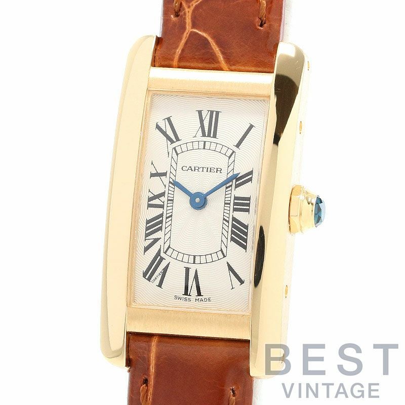 【中古】CARTIER TANK AMERICAINE SMALL MODEL カルティエ タンクアメリカン SM W2601556