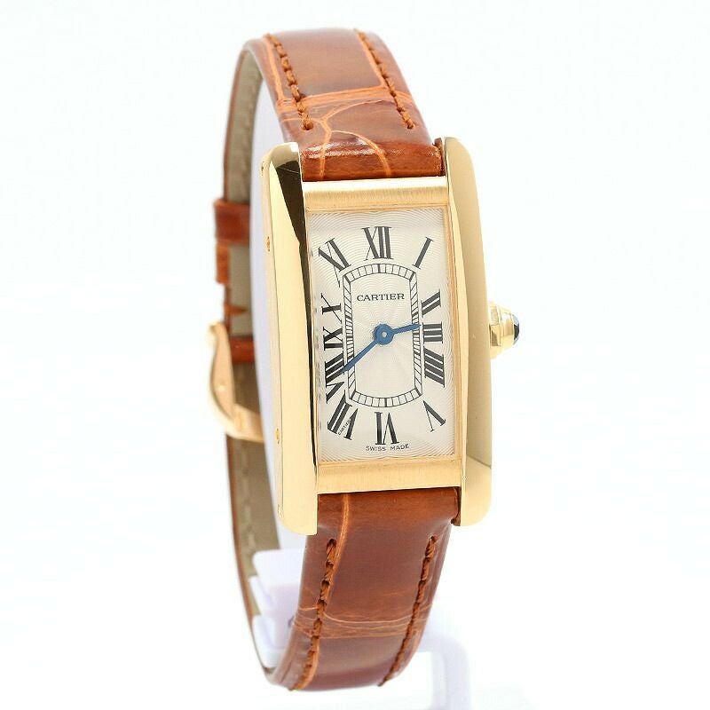 【中古】CARTIER TANK AMERICAINE SMALL MODEL カルティエ タンクアメリカン SM W2601556