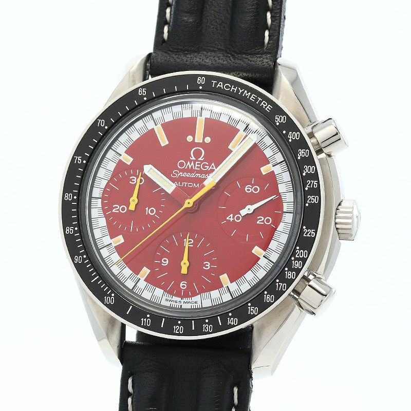【中古】OMEGA SPEEDMASTER RACING MICHAEL SCHUMACHER オメガ スピードマスター レーシング ミハエルシューマッハ 3810.61.41